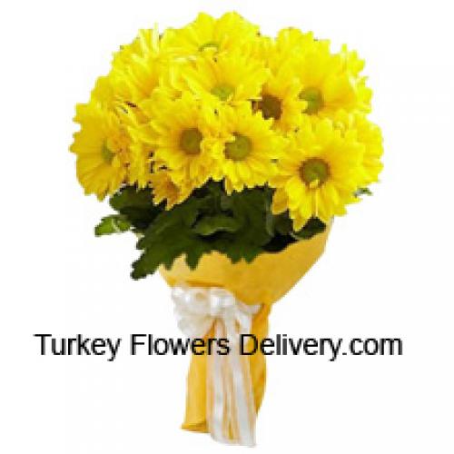 18 Gerberas Amarillas Cool